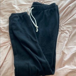 black sweatpants